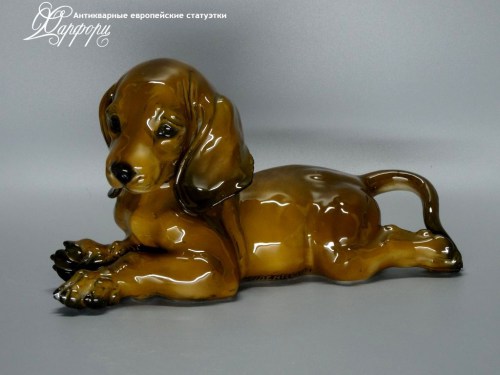 Купить фарфоровые статуэтки Rosenthal, Щенок таксы, Германия
